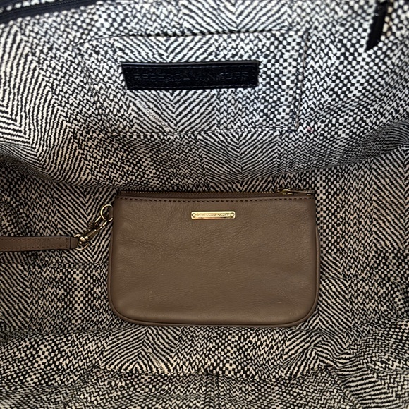 Rebecca Minkoff Taupe Structured Tote - Picture 6 of 13